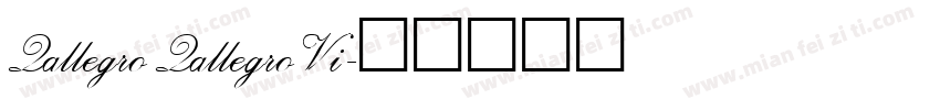 Qallegro Qallegro Vi字体转换
